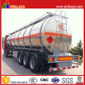 3axles Water/Oil/ Milk Aluminium Tanker Trailer for Sale